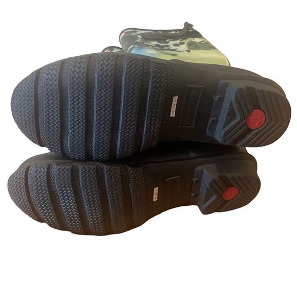 Hunter Original Limited Edition Tall Botanical Print Wellington Boot Siz… - Picture 6 of 12